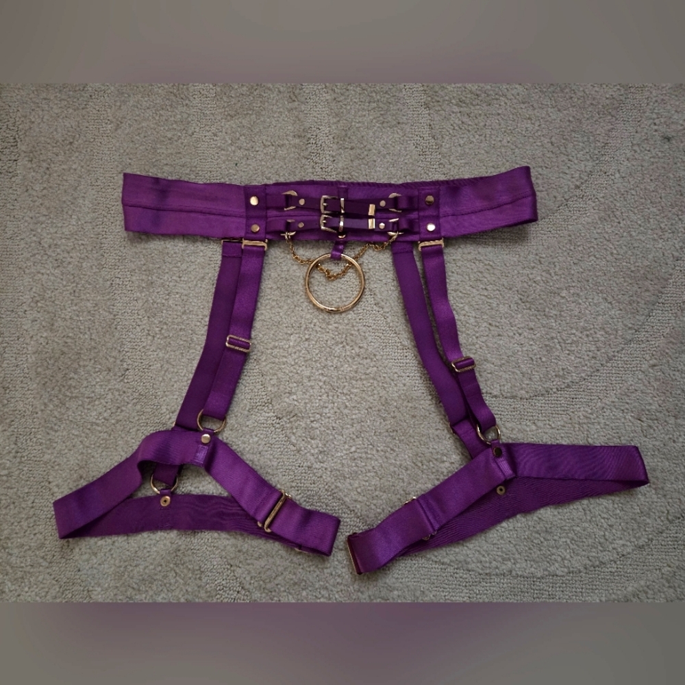 Honey Birdette Jasmine garter belt size L